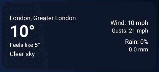 Weather Widget 3